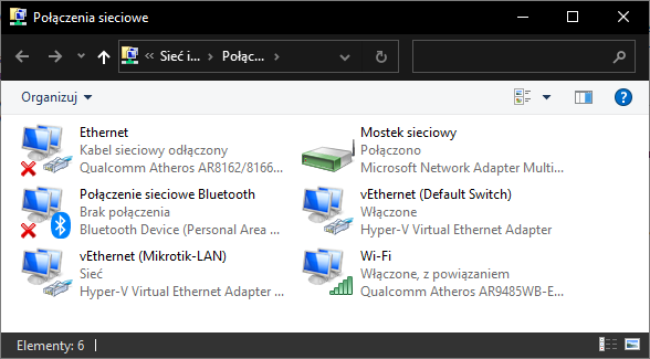 windows-okno kart sieciowych